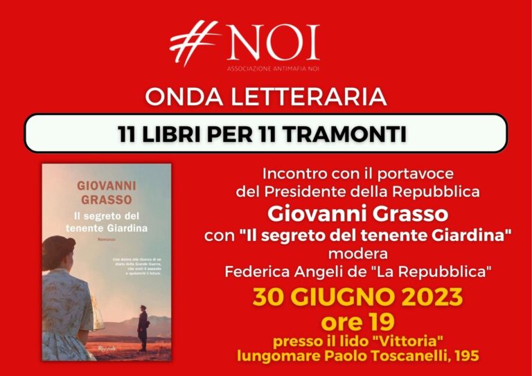 All’Onda letteraria c’è Giovanni Grasso