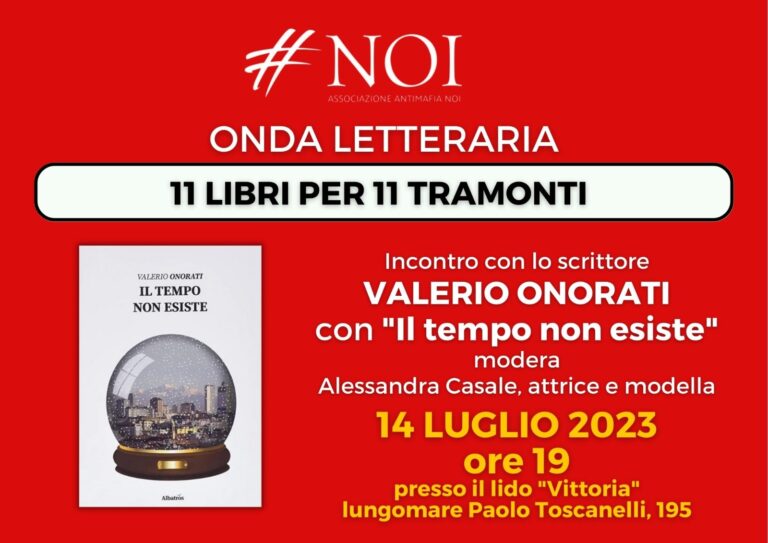 Valerio Onorati all’Onda letteraria