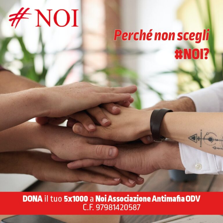 5×1000 a #NOI, aiutateci a fare la differenza